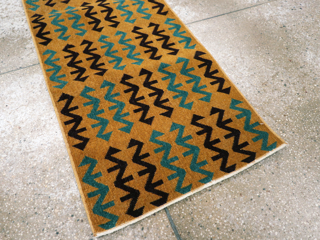 Vintage Anatolian Deco Rug, No.30853 - Gsblank