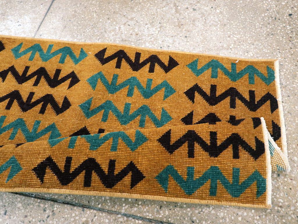 Vintage Anatolian Deco Rug, No.30853 - Gsblank