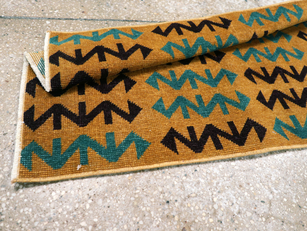 Vintage Anatolian Deco Rug, No.30853 - Gsblank