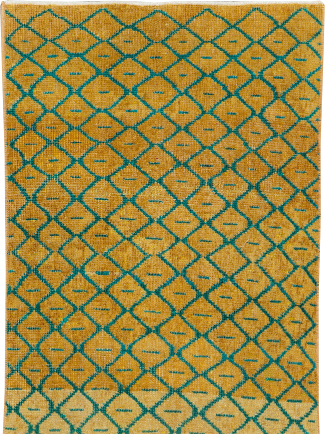 Vintage Anatolian Deco Rug, No.30854 - Gsblank