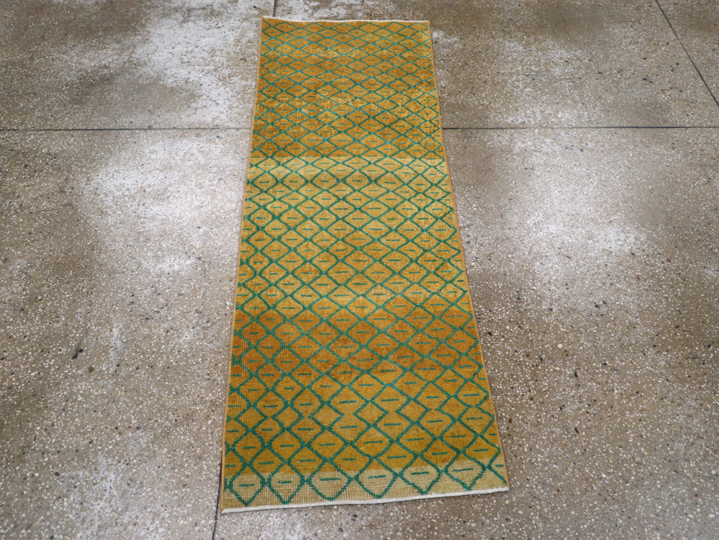 Vintage Turkish Anatolian Deco Rug, No.30854 - Gsblank