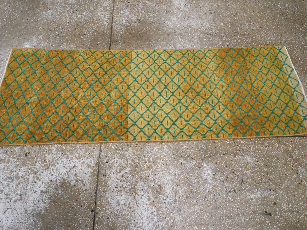 Vintage Turkish Anatolian Deco Rug, No.30854 - Gsblank