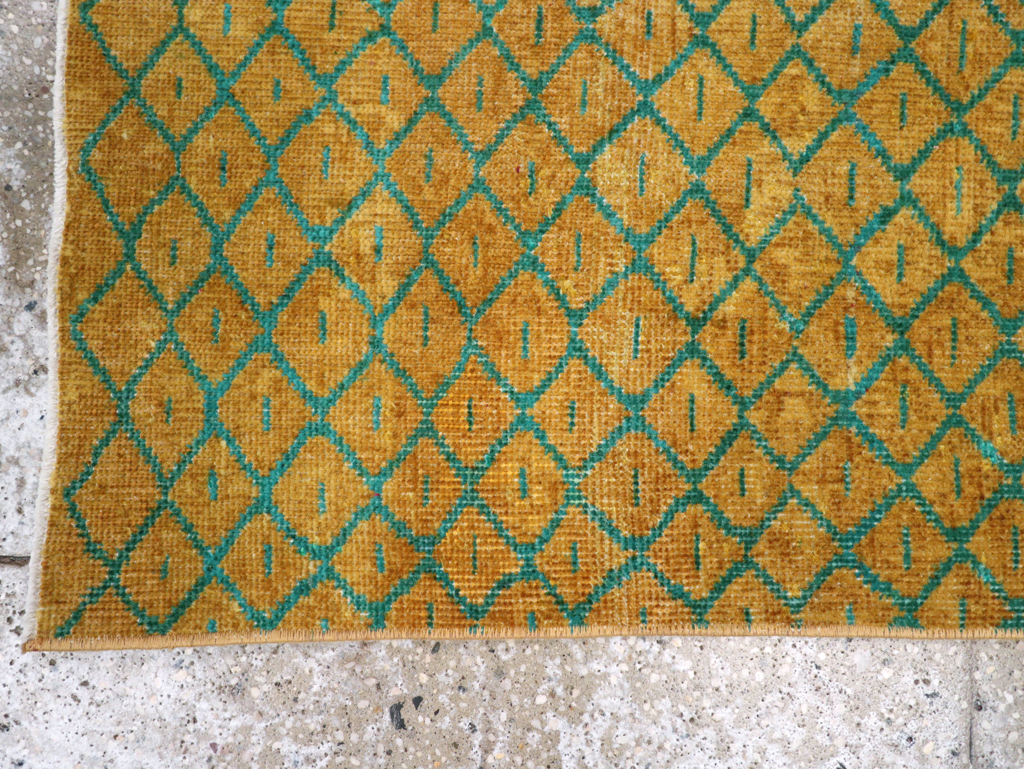 Vintage Turkish Anatolian Deco Rug, No.30854 - Gsblank