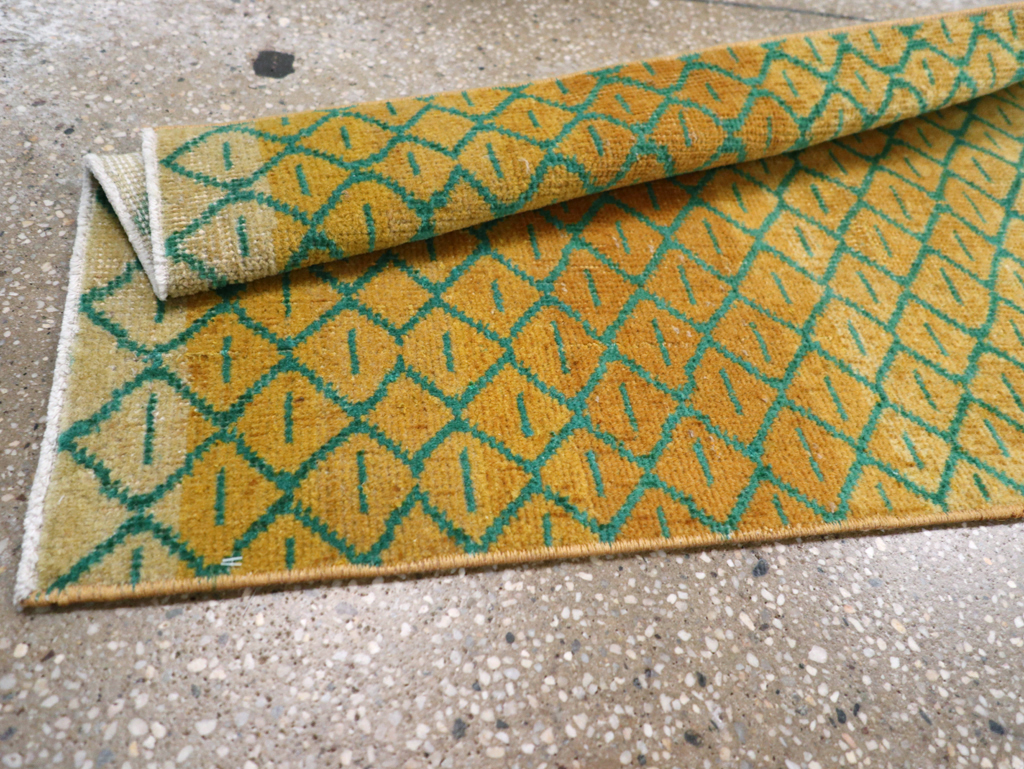 Vintage Anatolian Deco Rug, No.30854 - Gsblank