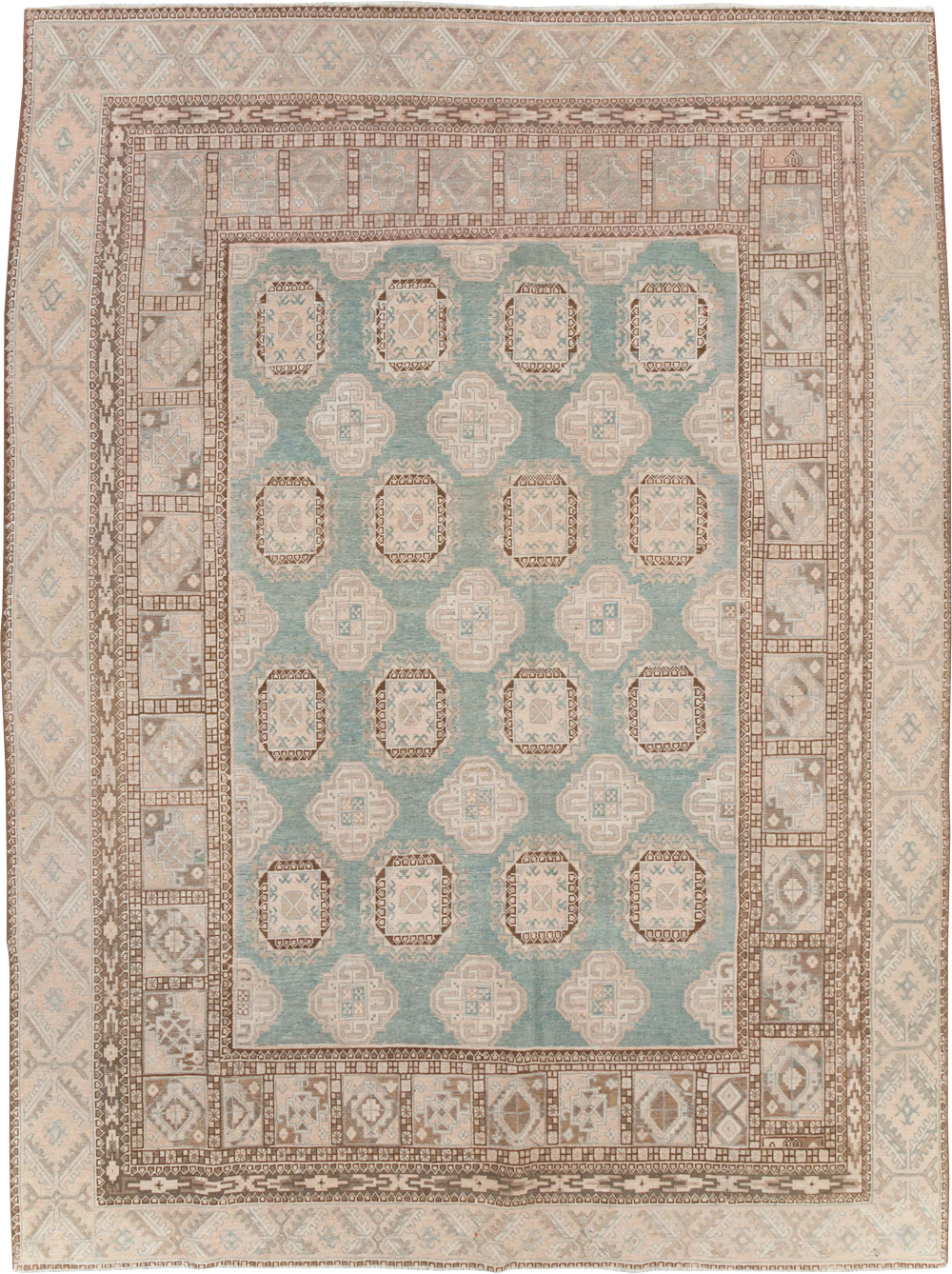 Antique East Turkestan Khotan Small Room Size Carpet, No.30856 - Gsblank