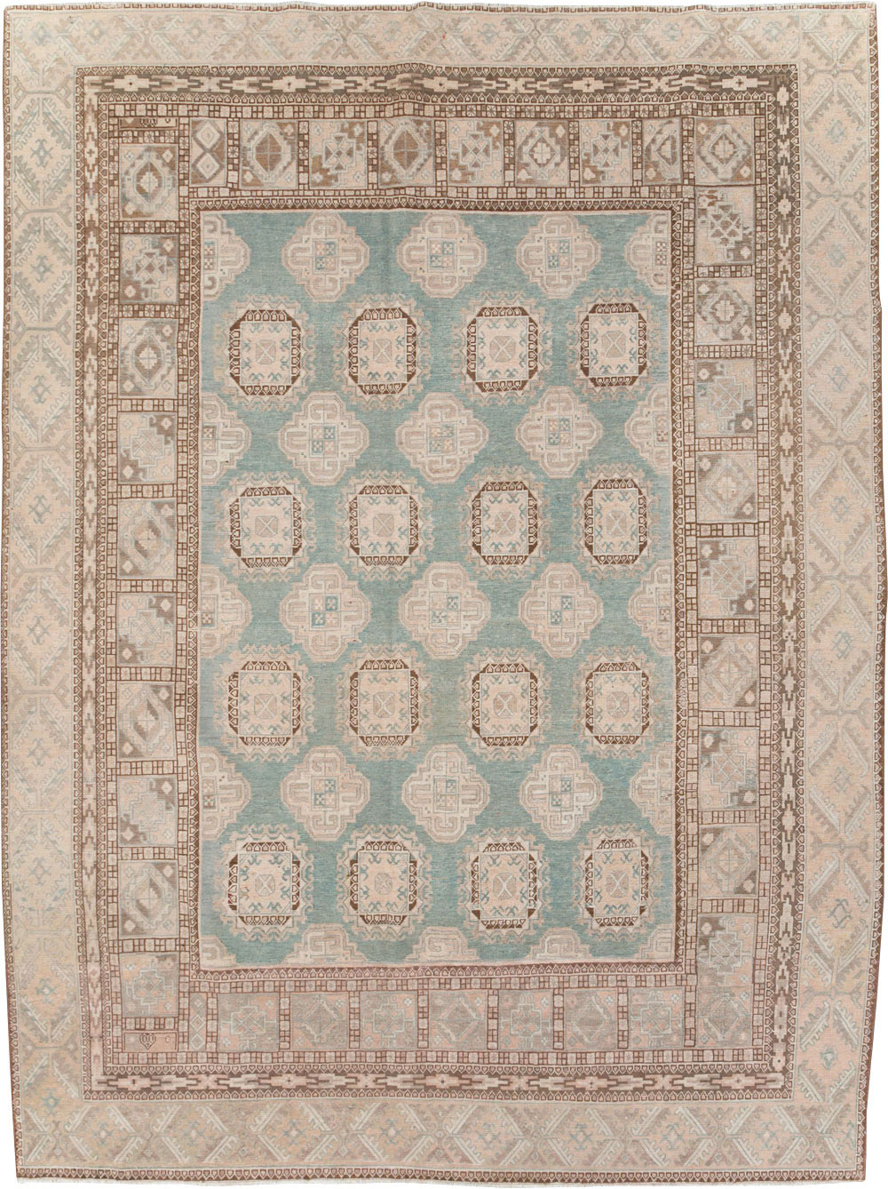 Antique East Turkestan Khotan Small Room Size Carpet, No.30856 - Gsblank
