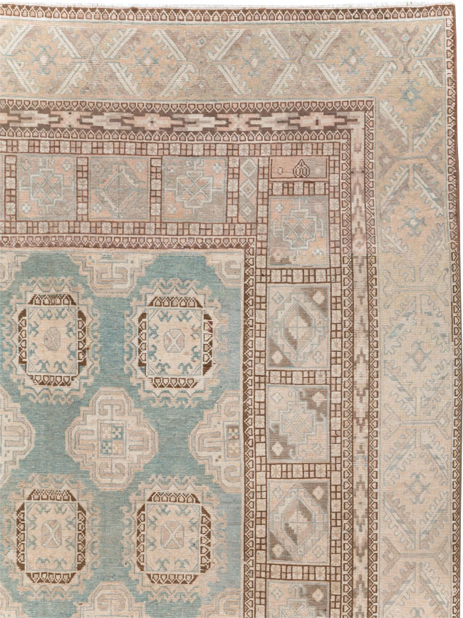 Antique East Turkestan Khotan Small Room Size Carpet, No.30856 - Gsblank