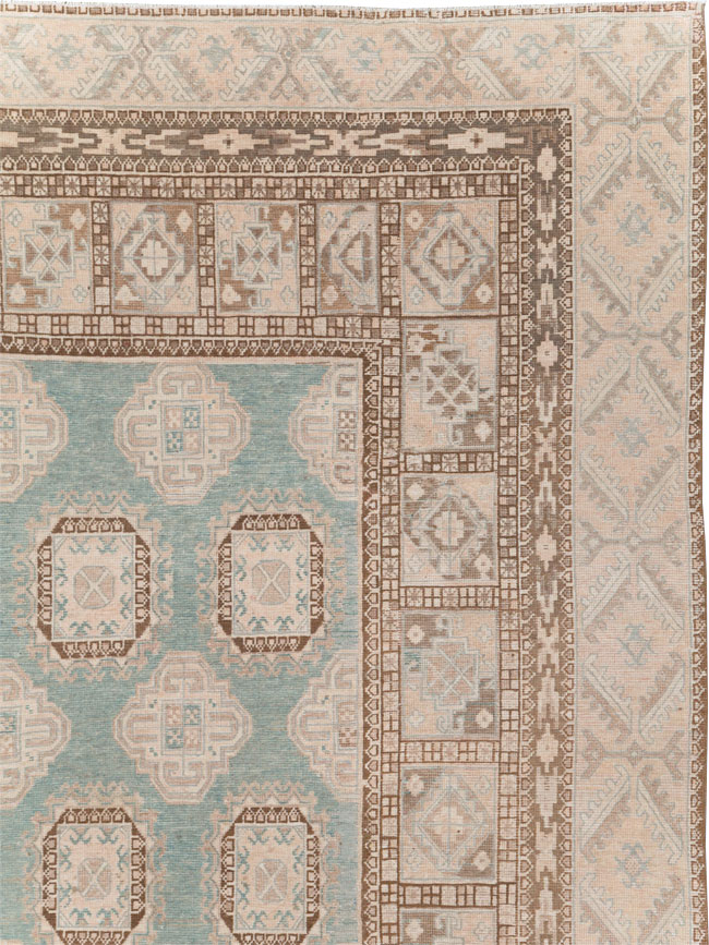 Antique East Turkestan Khotan Small Room Size Carpet, No.30856 - Gsblank