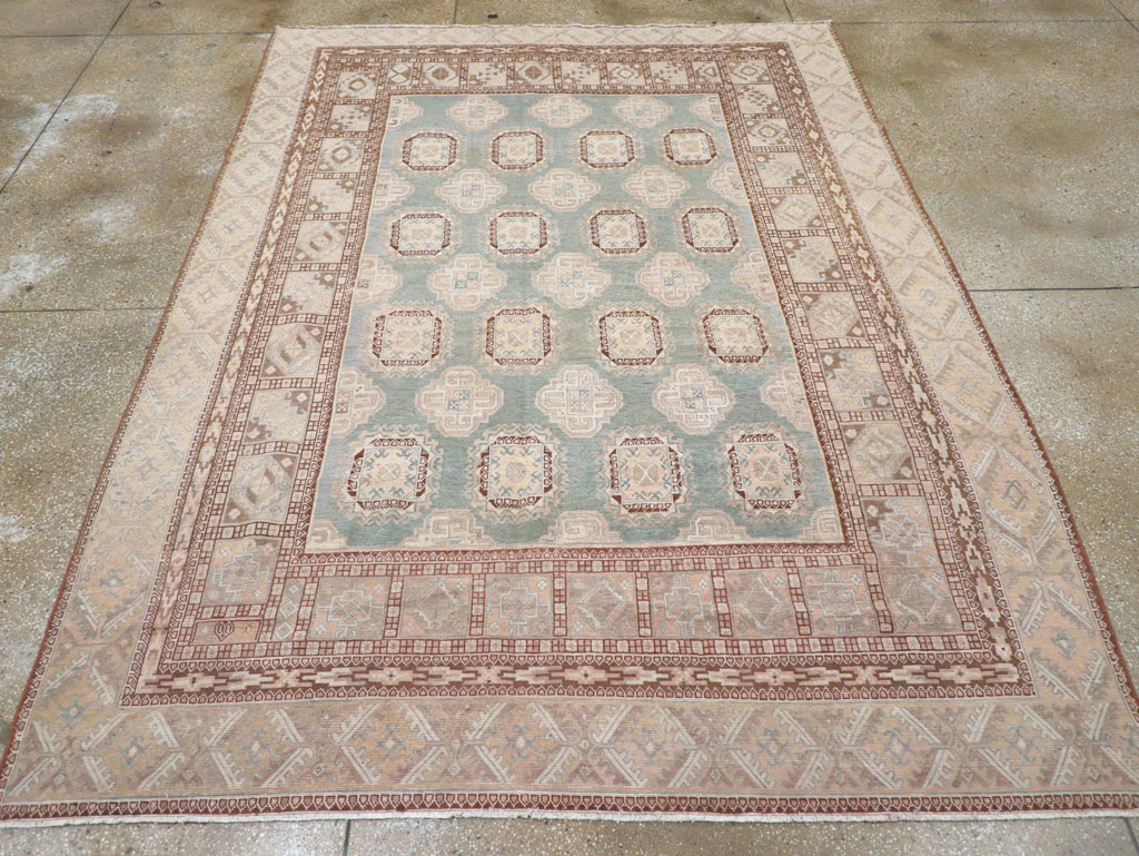 Antique East Turkestan Khotan Small Room Size Carpet, No.30856 - Gsblank