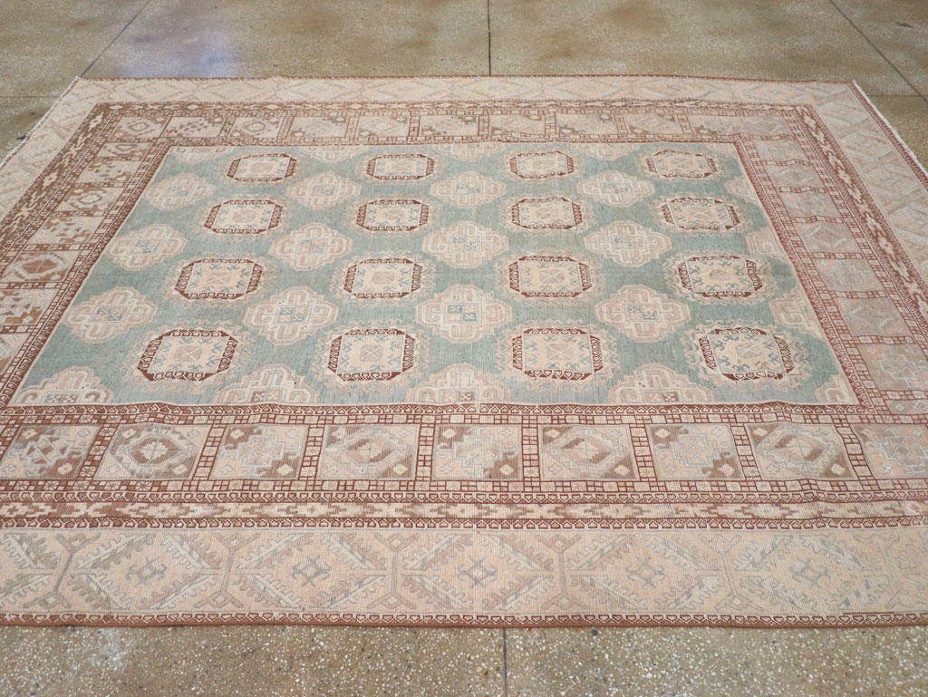 Antique East Turkestan Khotan Small Room Size Carpet, No.30856 - Gsblank