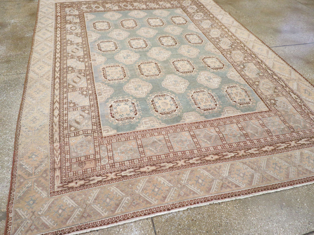 Antique East Turkestan Khotan Small Room Size Carpet, No.30856 - Gsblank