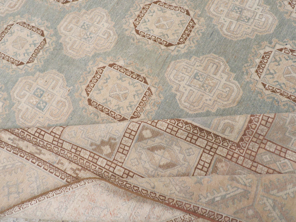 Antique East Turkestan Khotan Small Room Size Carpet, No.30856 - Gsblank