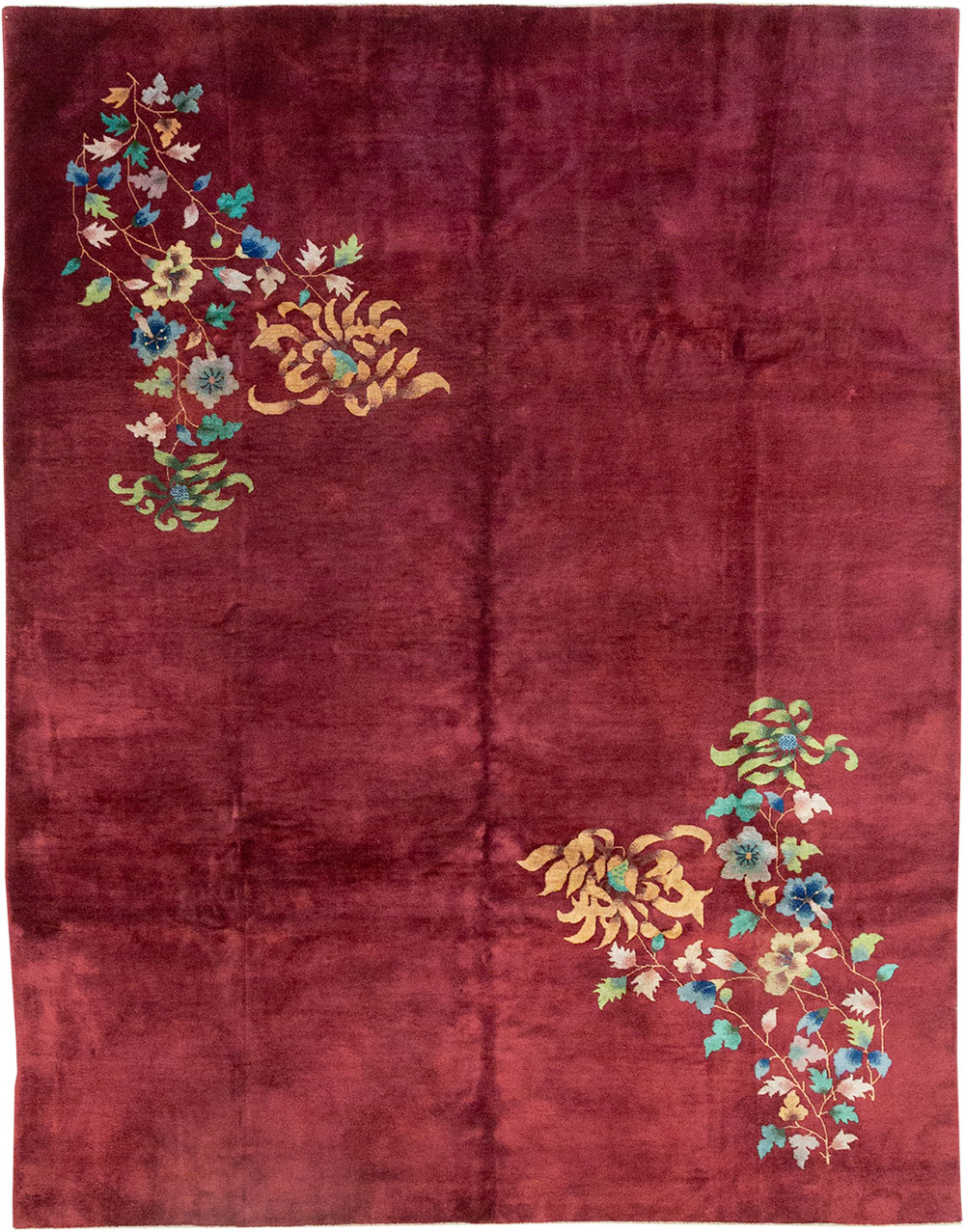 Vintage Chinese Art Deco Room Size Carpet, No.30857 - Gsblank