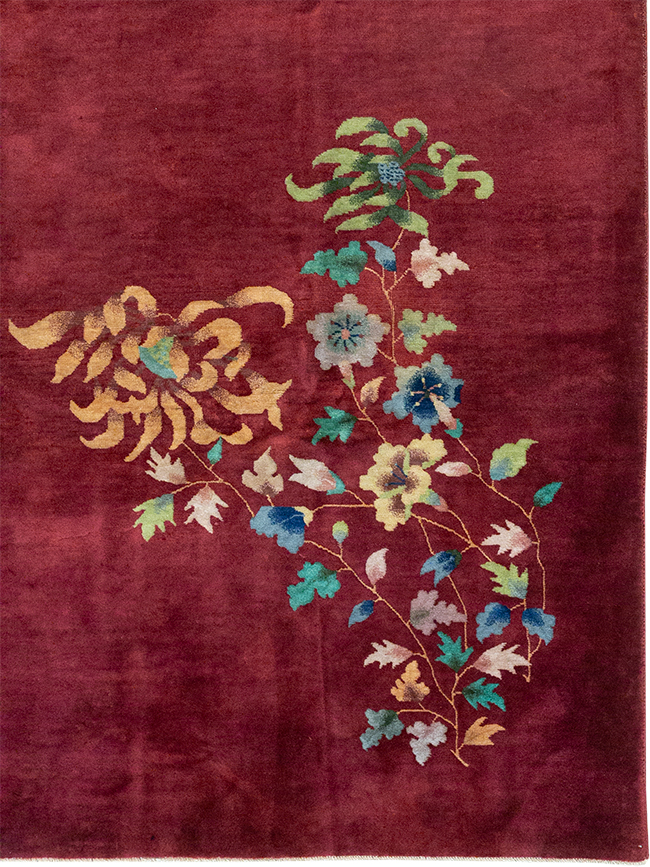 Vintage Chinese Art Deco Room Size Carpet, No.30857 - Gsblank