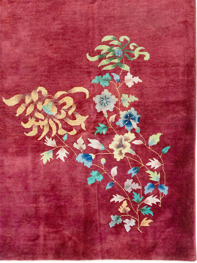 Vintage Chinese Art Deco Room Size Carpet, No.30857 - Gsblank