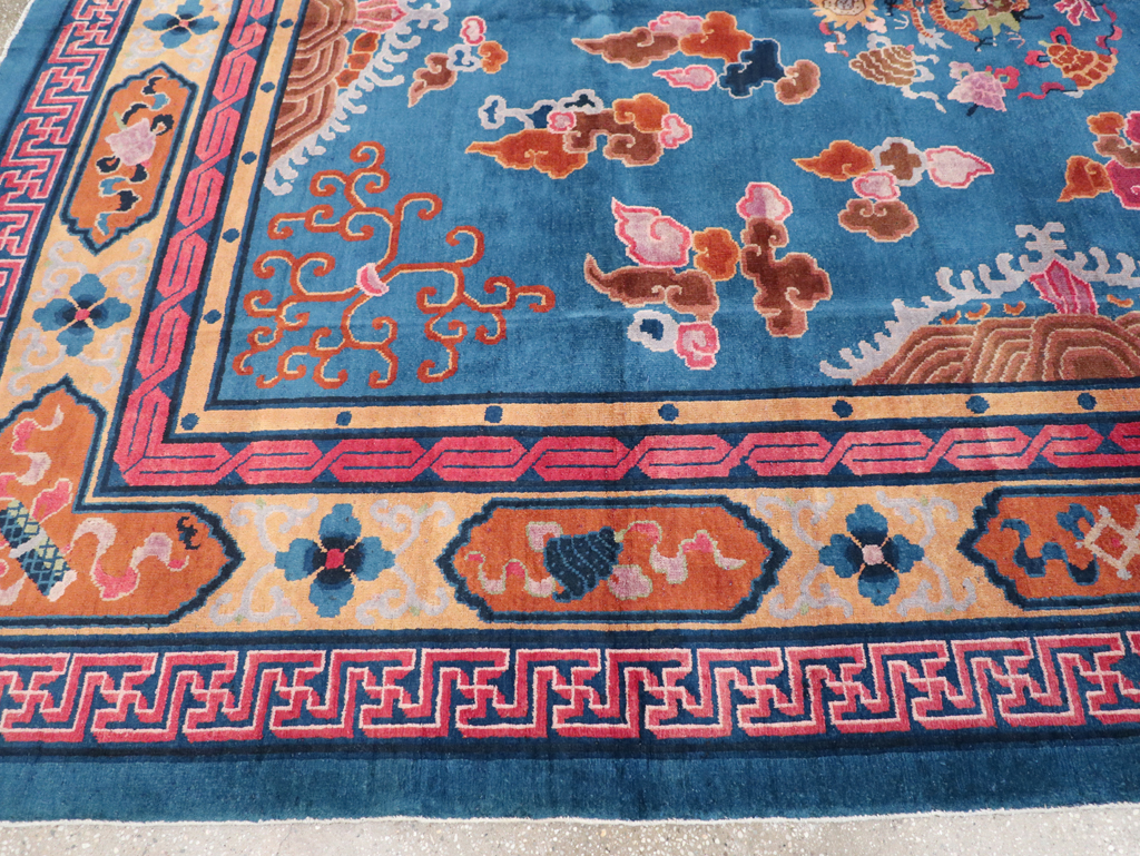 Vintage Chinese Peking Room Size Carpet, No.30860 - Gsblank
