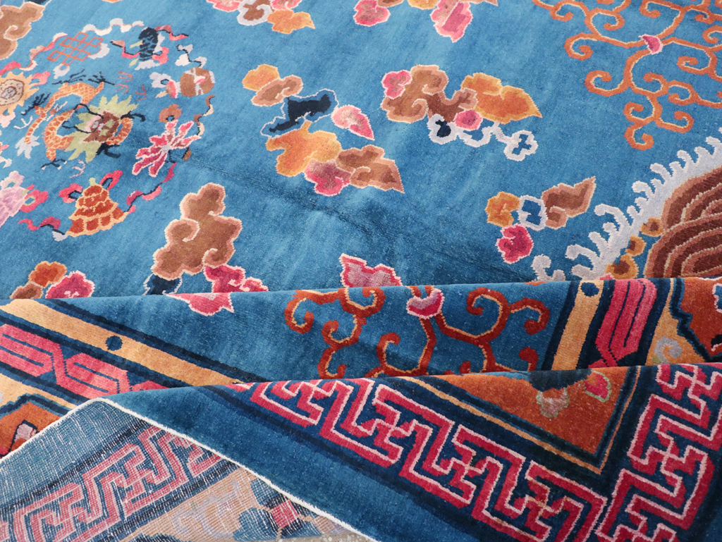 Vintage Chinese Peking Room Size Carpet, No.30860 - Gsblank