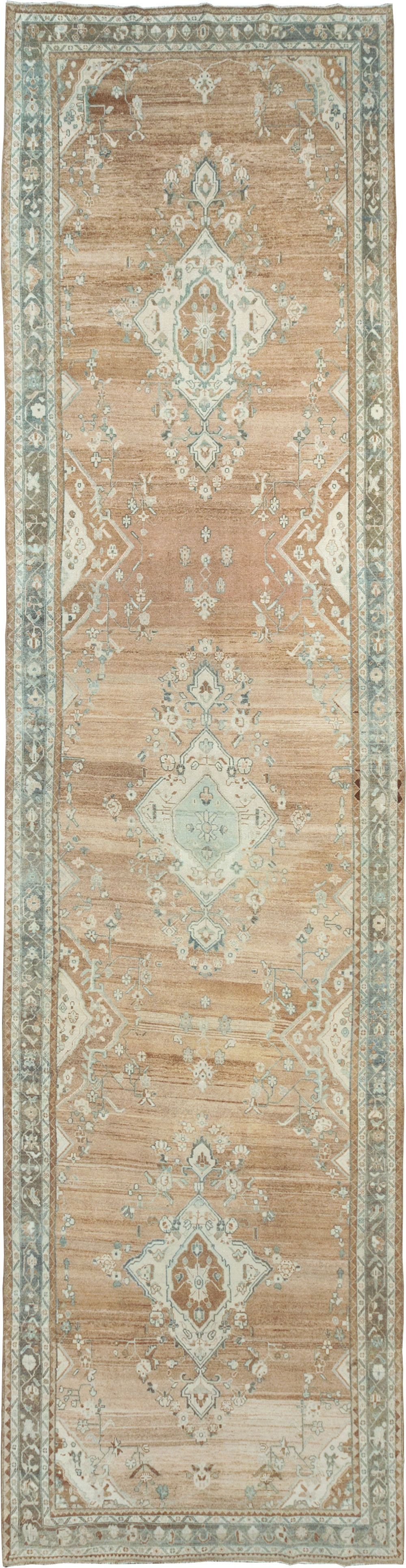 Vintage Persian Malayer Wide Gallery Runner, No.30868 - Gsblank