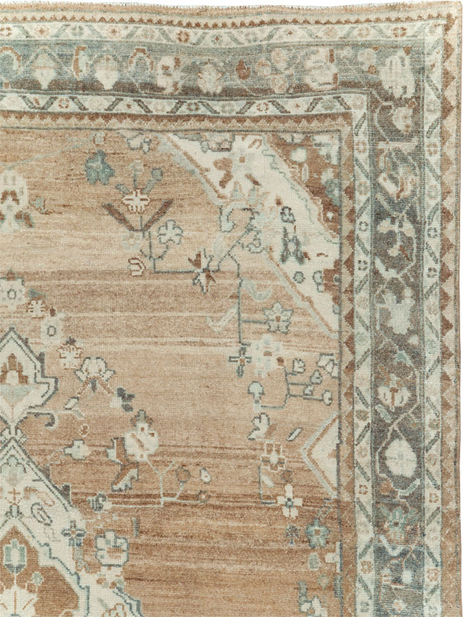 Vintage Persian Malayer Wide Gallery Runner, No.30868 - Gsblank