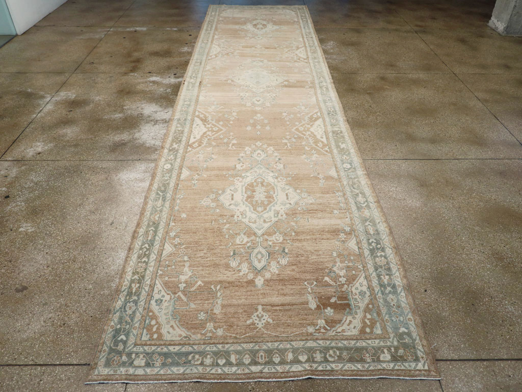 Vintage Persian Malayer Wide Gallery Runner, No.30868 - Gsblank
