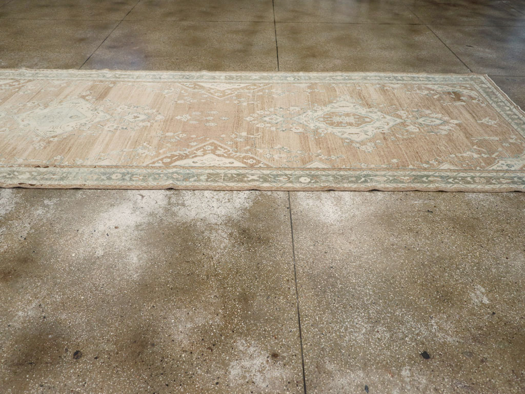 Vintage Persian Malayer Wide Gallery Runner, No.30868 - Gsblank