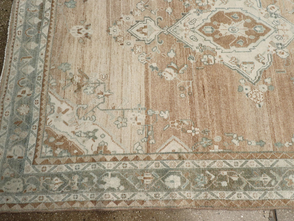 Vintage Persian Malayer Wide Gallery Runner, No.30868 - Gsblank