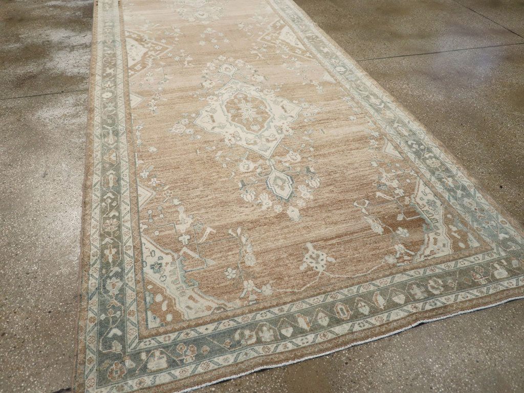 Vintage Persian Malayer Wide Gallery Runner, No.30868 - Gsblank