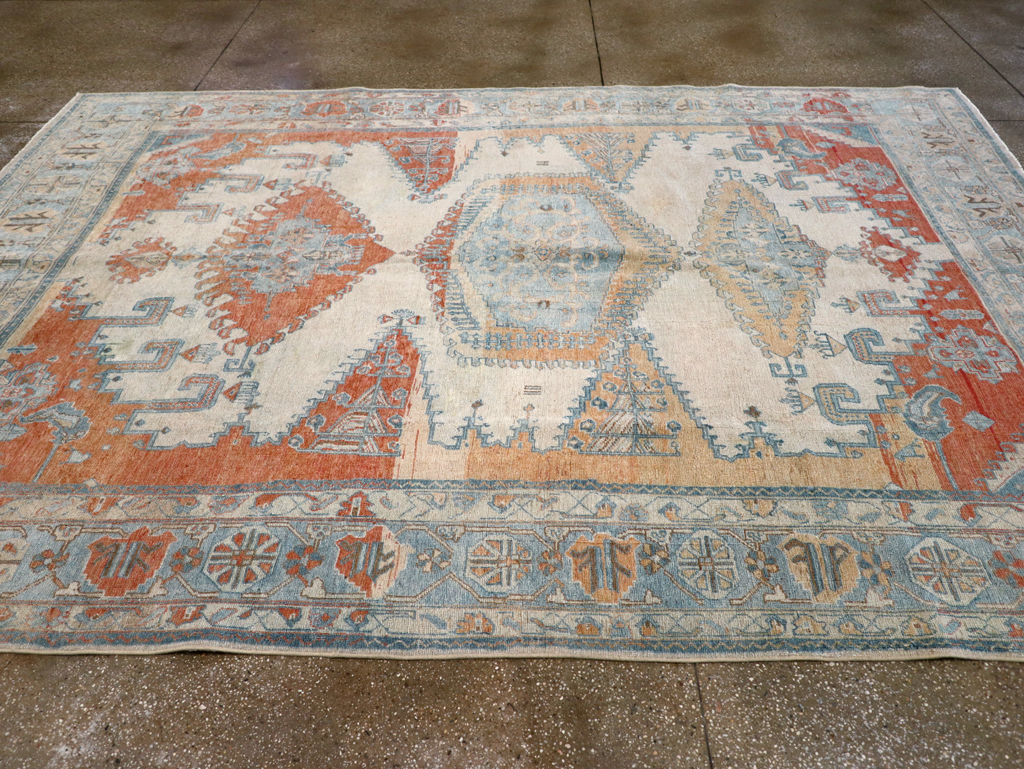 Vintage Persian Veece Room Size Carpet, No.30871 - Gsblank