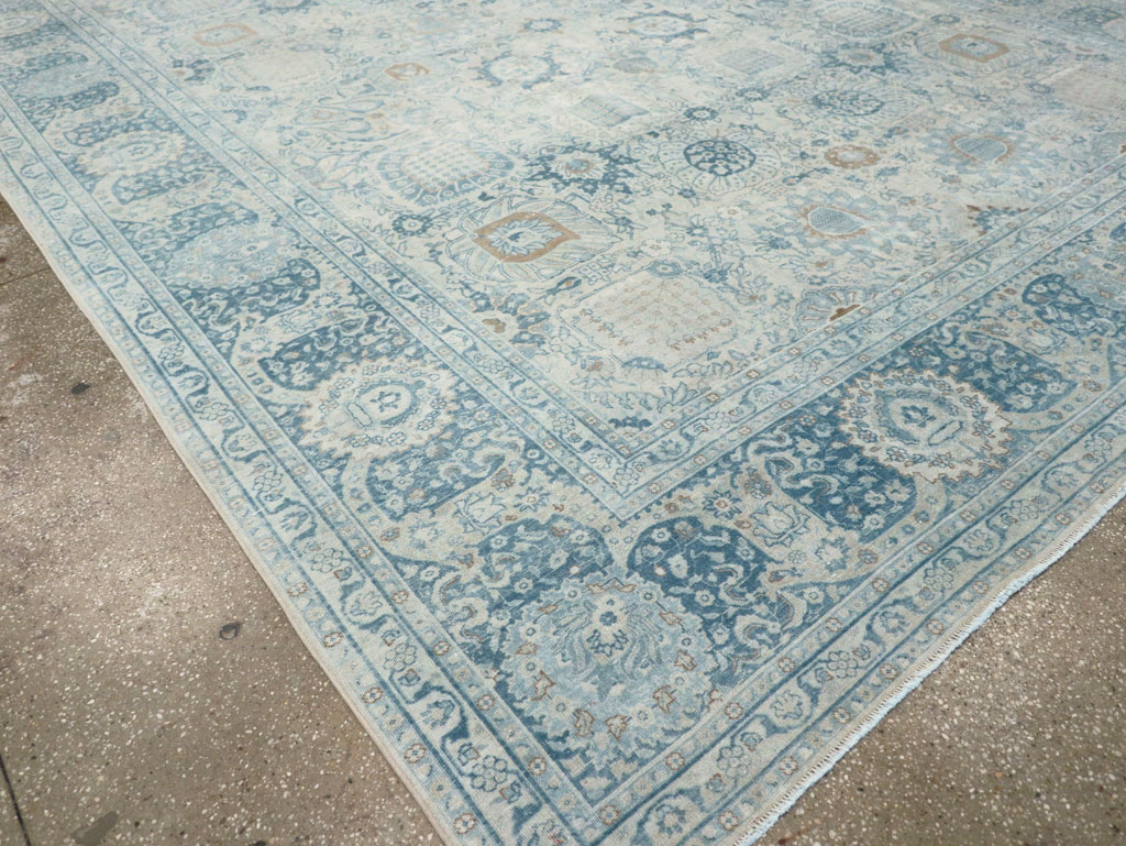 Antique Persian Tabriz Room Size Carpet, No.30872 - Gsblank