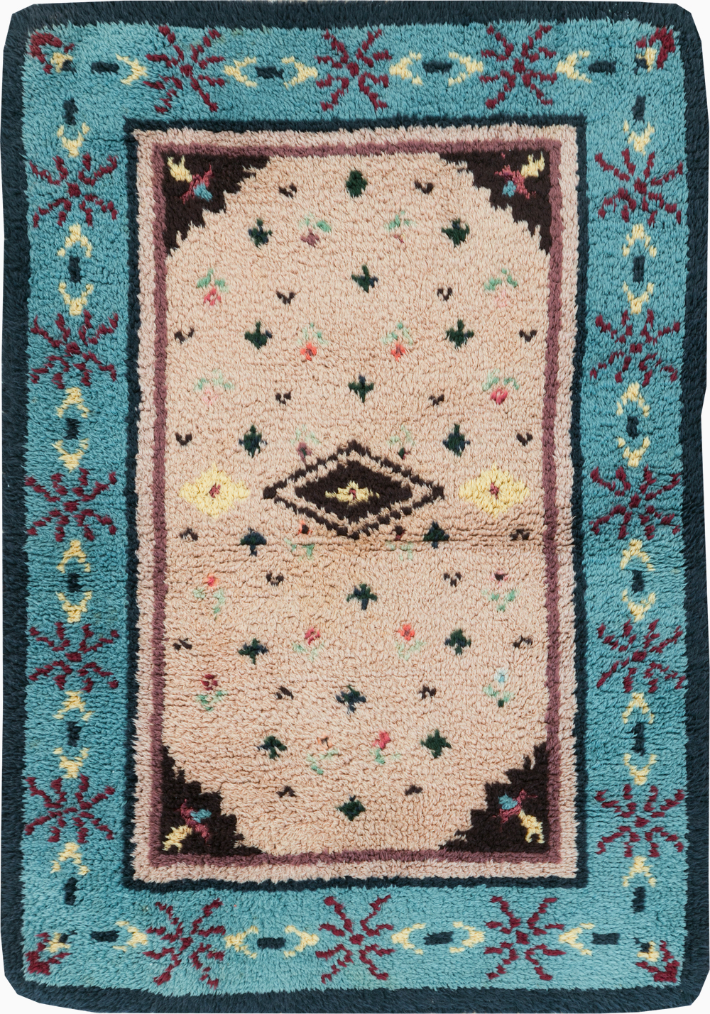 Vintage European Shag Rug, No.30874 - Gsblank