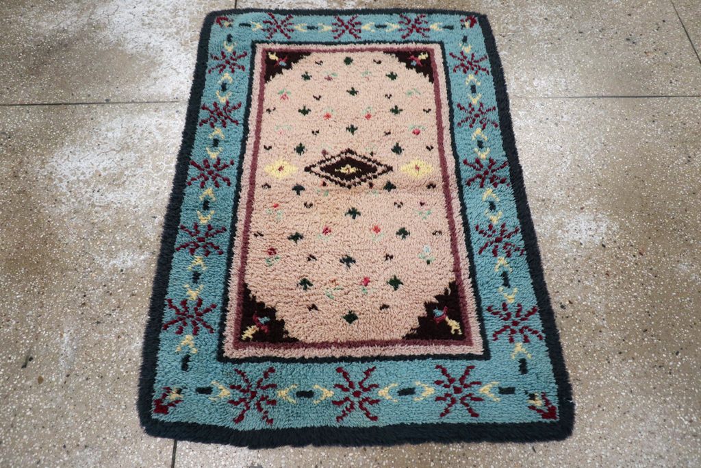 Vintage European Shag Rug, No.30874 - Gsblank