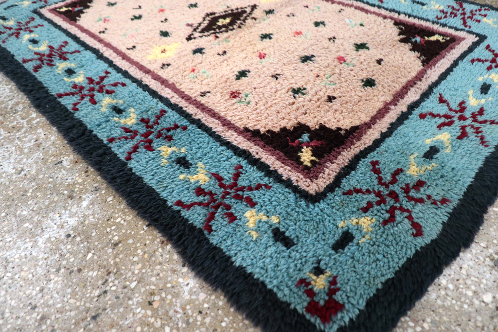 Vintage European Shag Rug, No.30874 - Gsblank