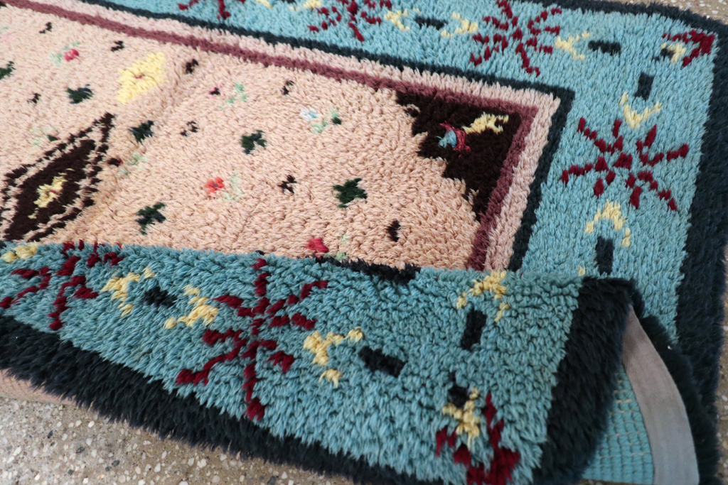 Vintage European Shag Rug, No.30874 - Gsblank