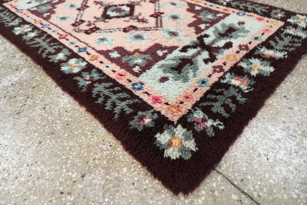 Vintage European Deco Rug, No.30877 - Gsblank