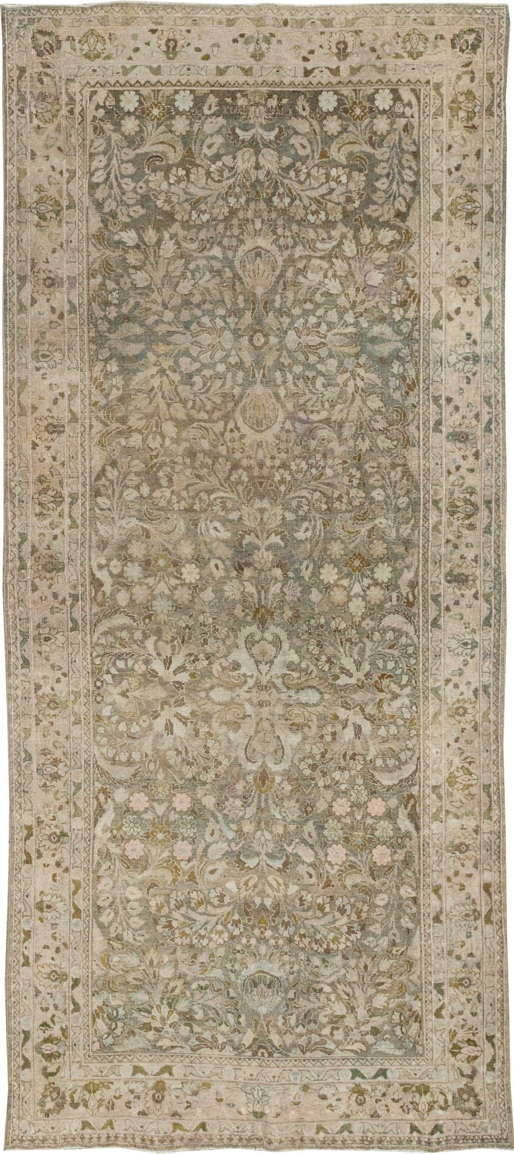 Vintage Persian Malayer Gallery Rug, No.30881 - Gsblank