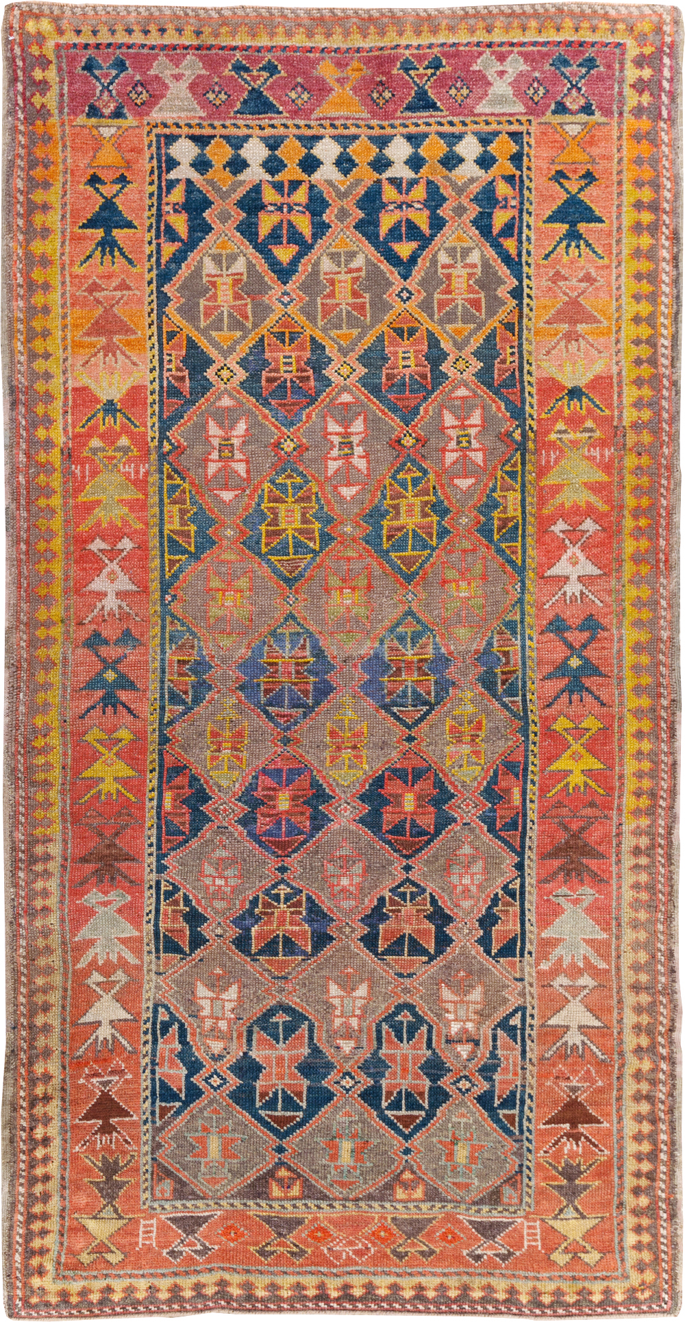 Antique Caucasian Kazak Rug, No.30894 - Gsblank