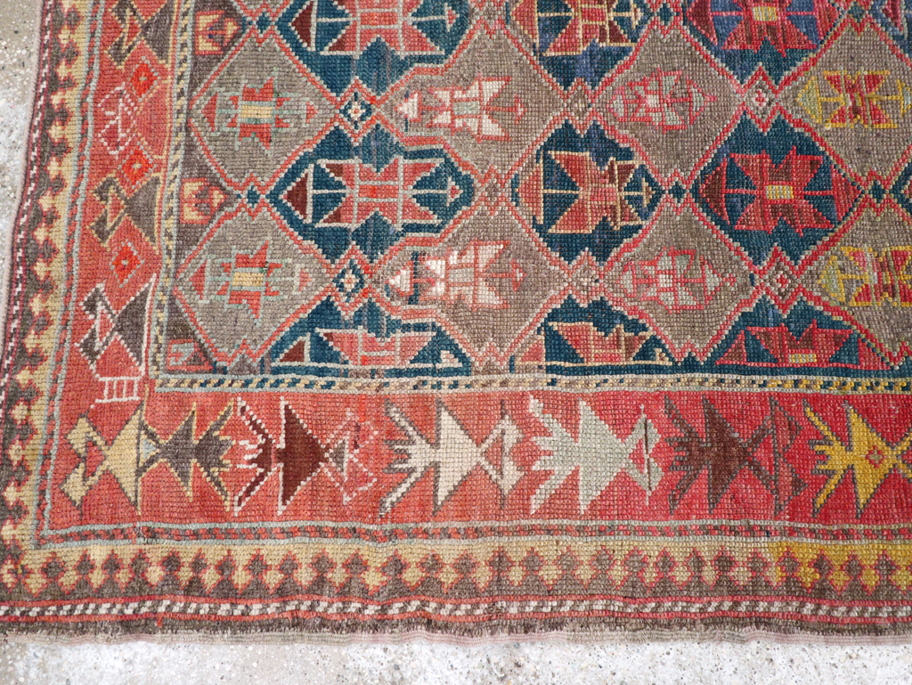 Antique Caucasian Kazak Rug, No.30894 - Gsblank