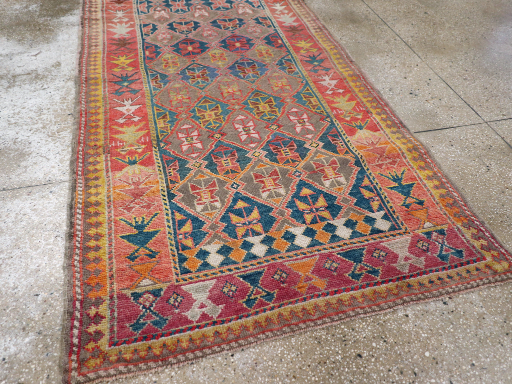 Antique Caucasian Kazak Rug, No.30894 - Gsblank