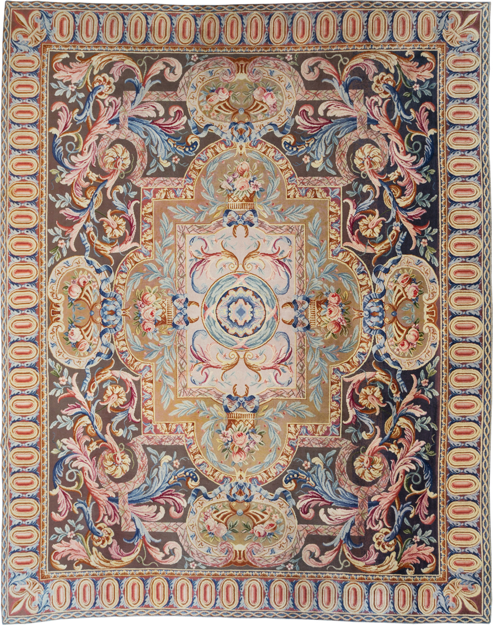 Antique French Savonnerie Large Room Size Carpet, No.30897 - Gsblank
