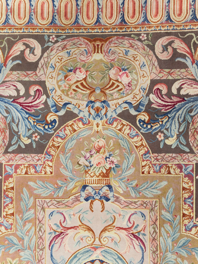 Antique French Savonnerie Large Room Size Carpet, No.30897 - Gsblank