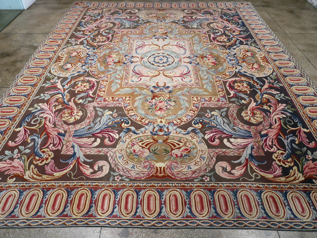 Antique French Savonnerie Large Room Size Carpet, No.30897 - Gsblank