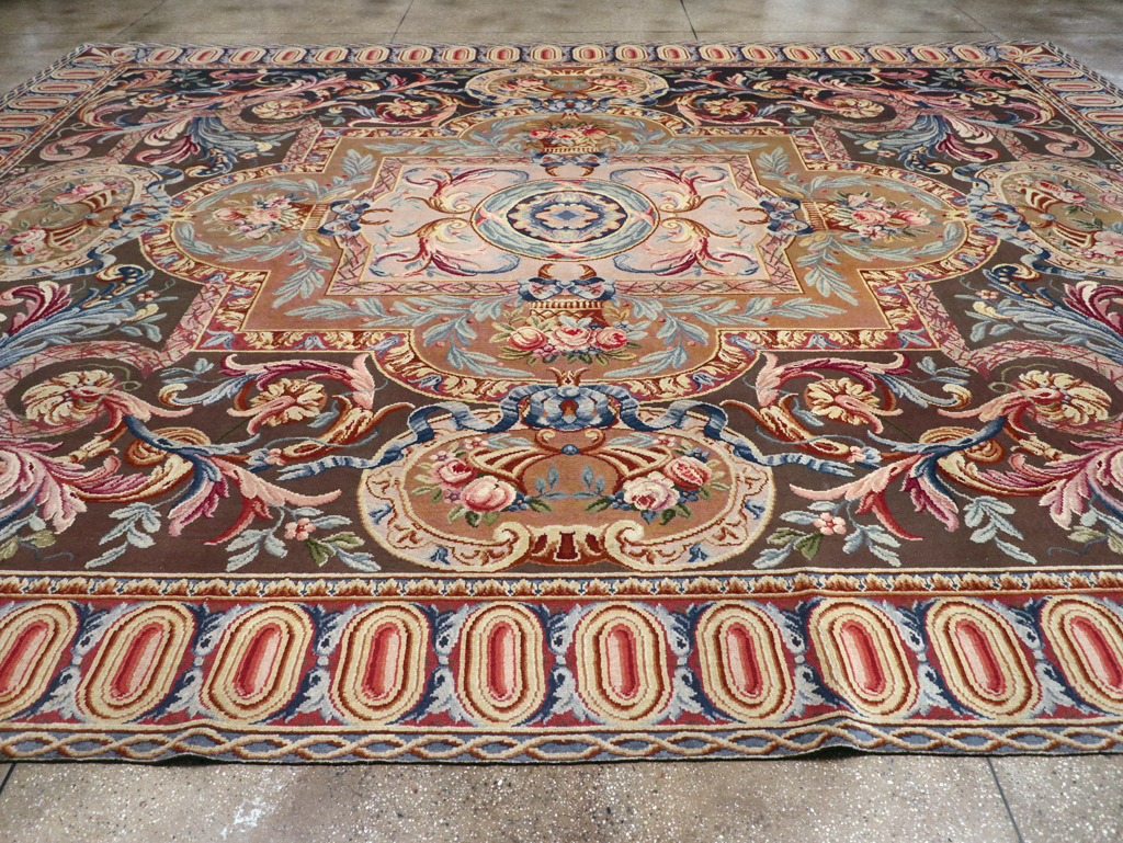 Antique French Savonnerie Large Room Size Carpet, No.30897 - Gsblank