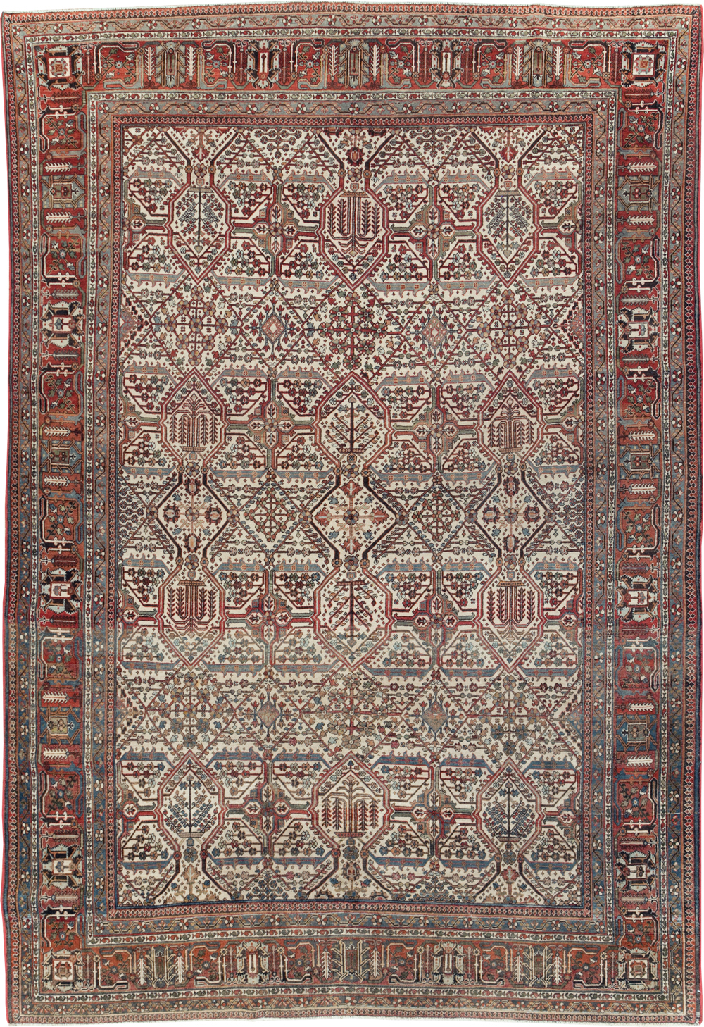 Vintage Persian Joshegan Carpet, No.30898 - Gsblank