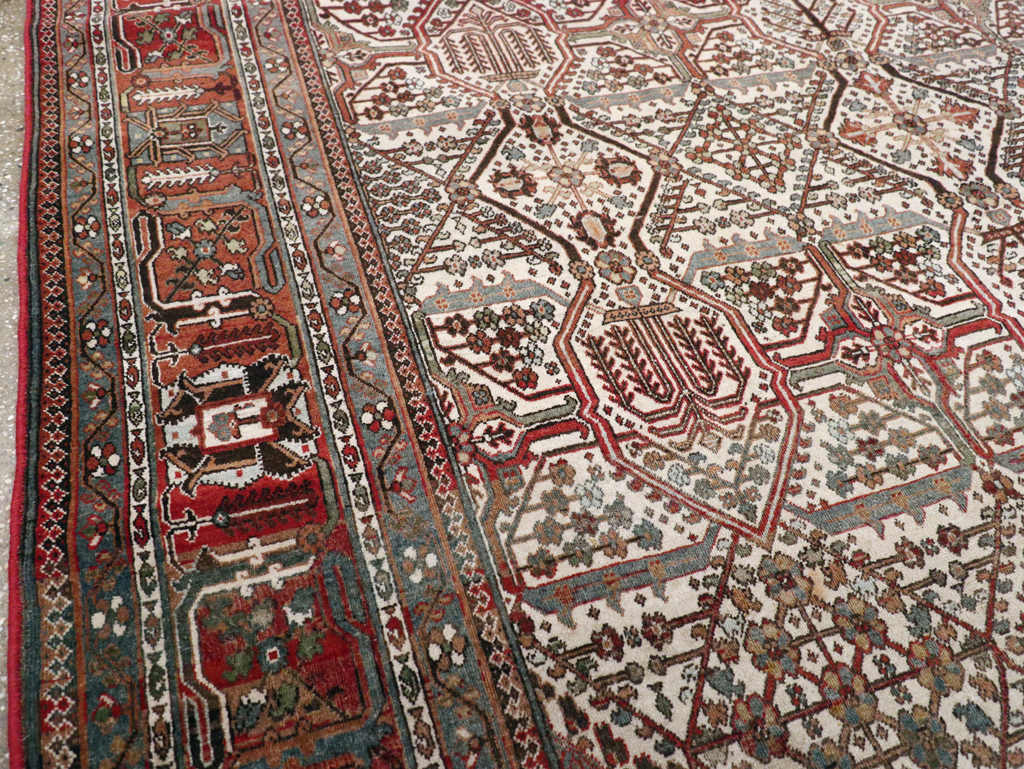 Vintage Persian Joshegan Carpet, No.30898 - Gsblank