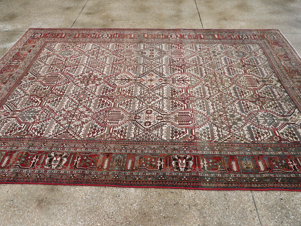 Vintage Persian Joshegan Carpet, No.30898 - Gsblank