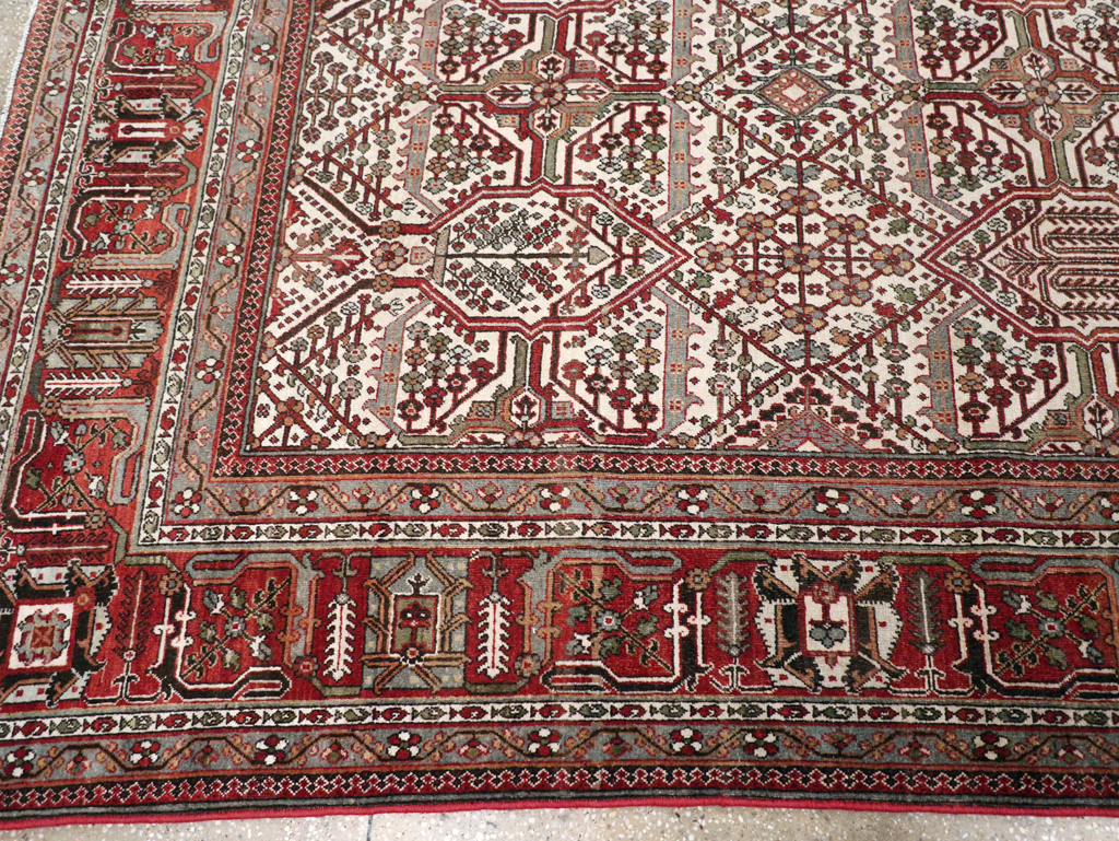 Vintage Persian Joshegan Carpet, No.30898 - Gsblank