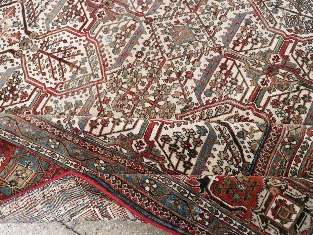 Vintage Persian Joshegan Carpet, No.30898 - Gsblank