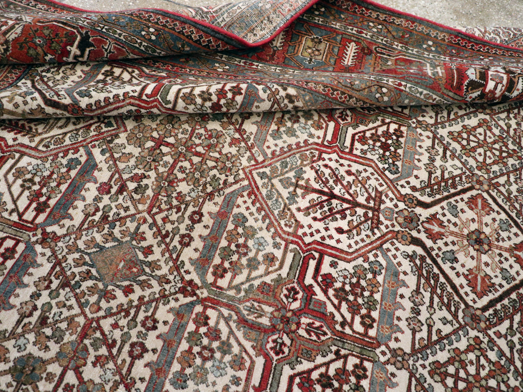 Vintage Persian Joshegan Carpet, No.30898 - Gsblank