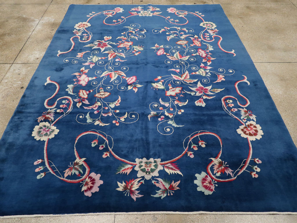 Vintage Chinese Art Deco Room Size Carpet, No.30900 - Gsblank