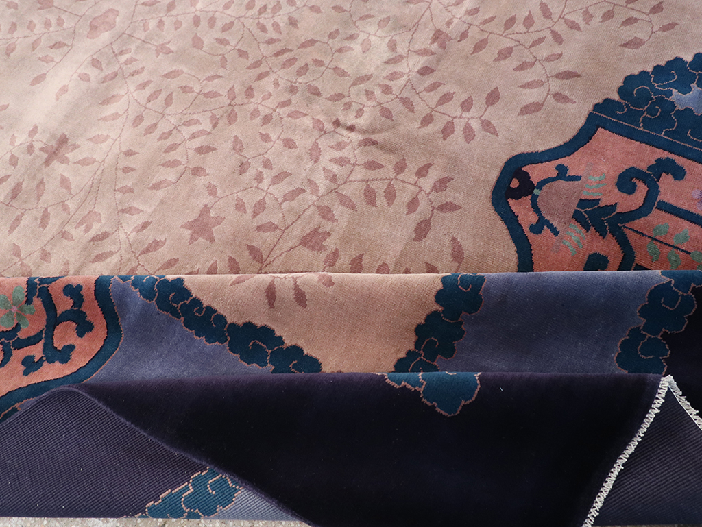 Vintage Chinese Art Deco Room Size Carpet, No.30901 - Gsblank